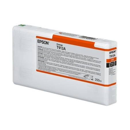 Cartouche encre Origine Epson T913A Orange - OEM certifié
