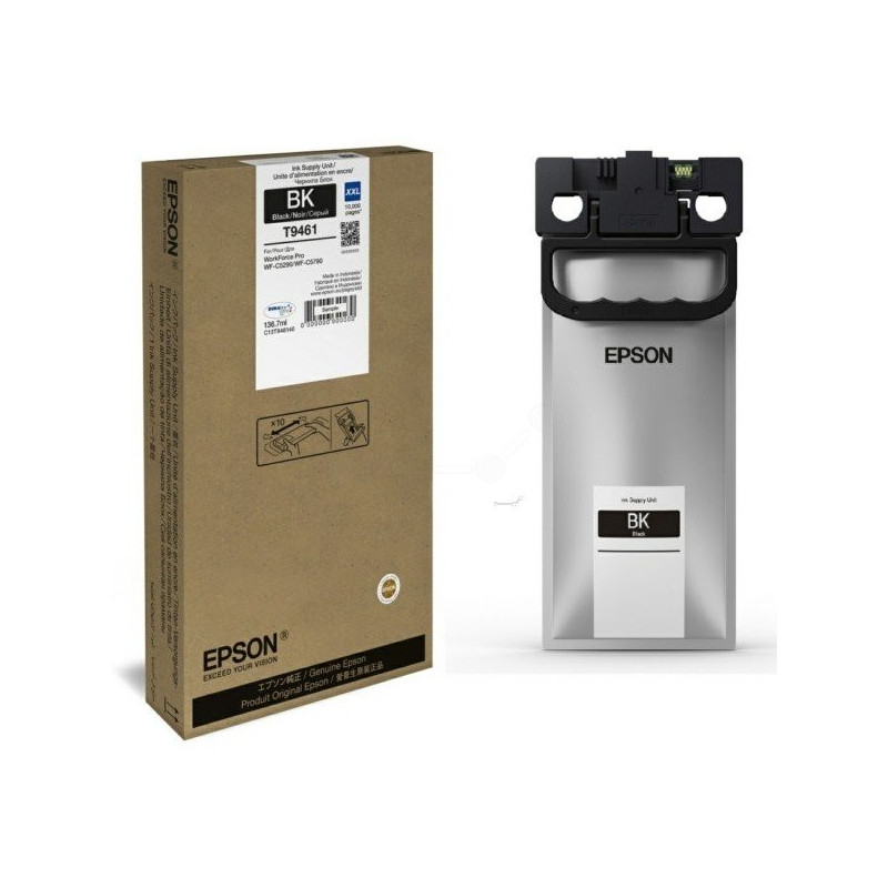 Cartouche d'origine Epson T9461 Noir pour WorkForce Pro WF-C 5290