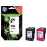 Cartouche D'origine HP 300 Pack x 2 CN637EE Noir + Tricolore