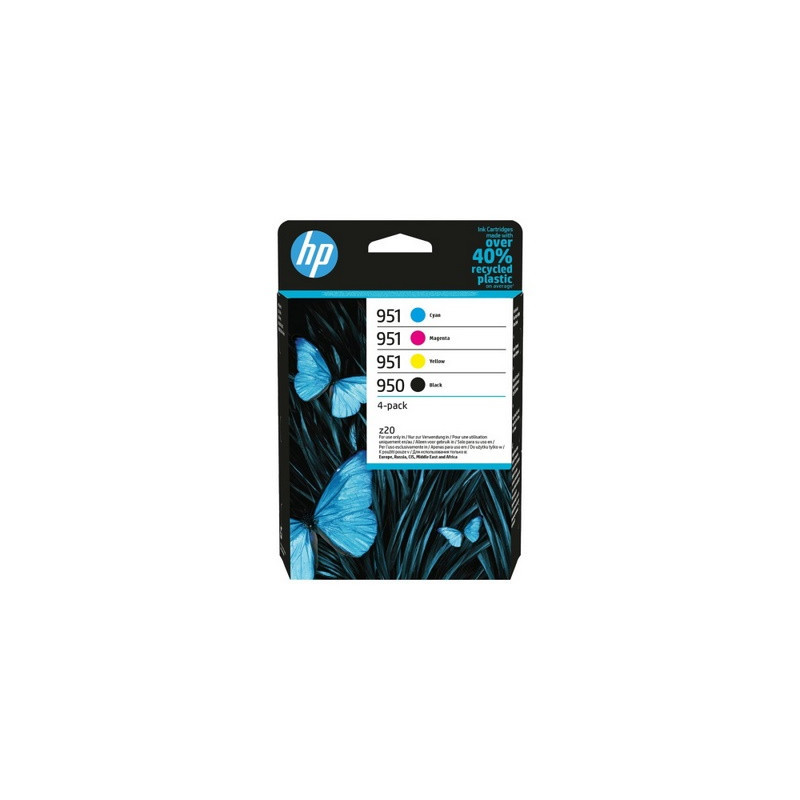 Cartouche Origine HP H950/951 Pack x4 Noir Cyan Magenta Jaune
