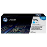 Toner Laser Origine HP 122A Cyan - Référence constructeur Q3961A