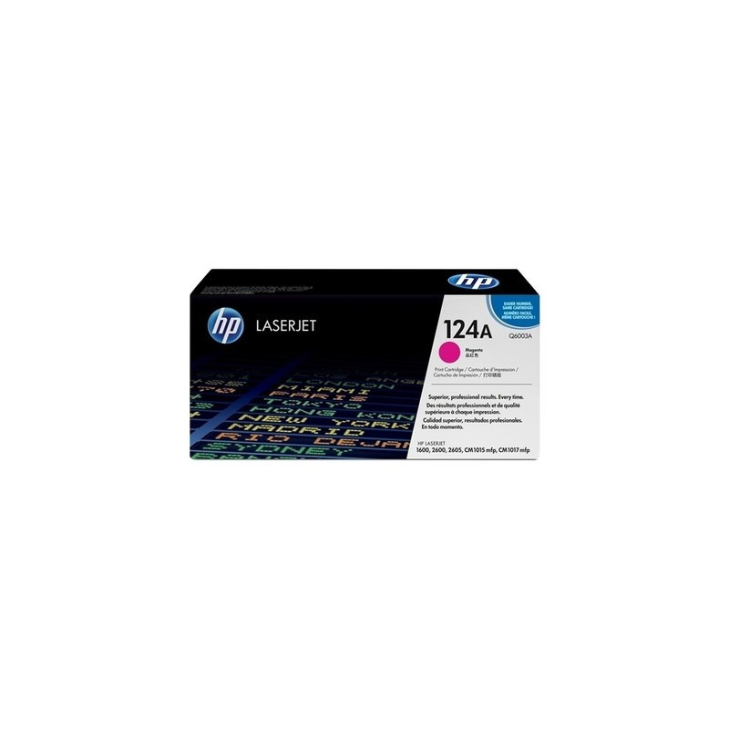 Cartouche Origine Magenta HP 124A pour imprimantes listées