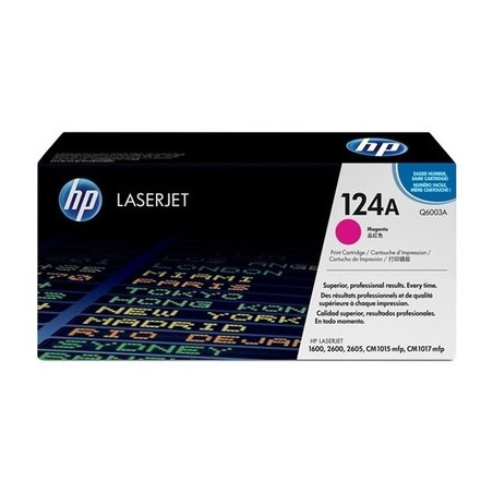 Cartouche Origine Magenta HP 124A pour imprimantes listées