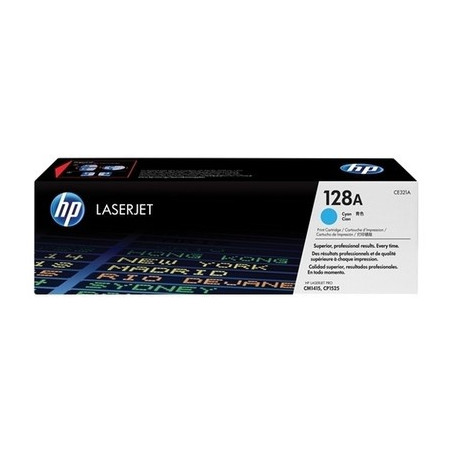 Toner Laser Origine HP 128A Cyan - Cartouche OEM