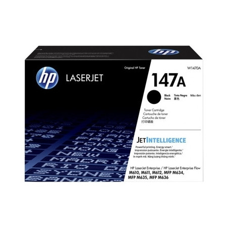 Cartouche noire d'origine HP 147A pour imprimantes HP LaserJet