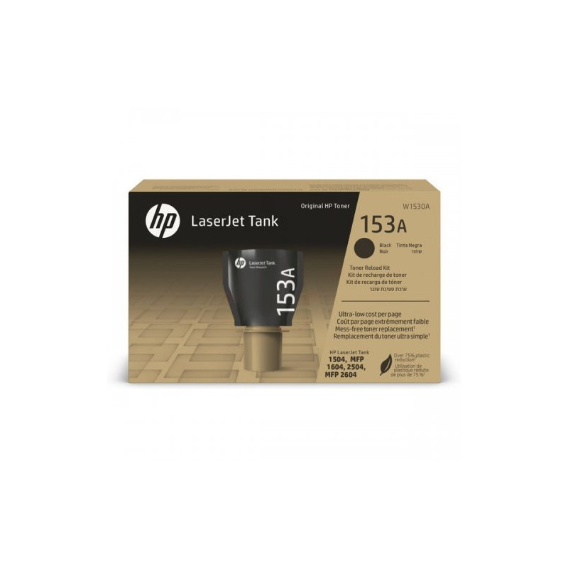 Cartouche d'origine 153A Noir pour imprimantes HP LaserJet Tank