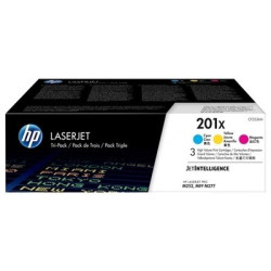 Cartouche X 3 HP 201X Origine pour HP LaserJet Pro M250 M270