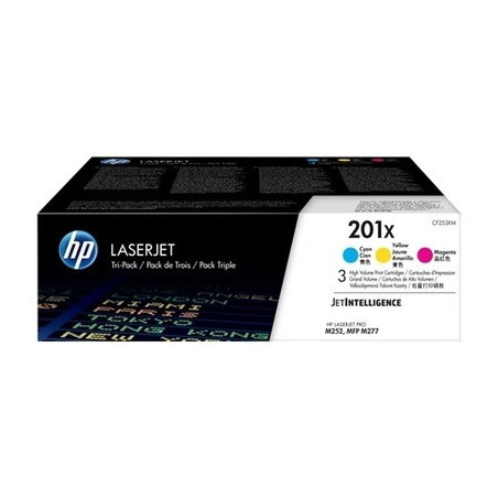 Cartouche X 3 HP 201X Origine pour HP LaserJet Pro M250 M270