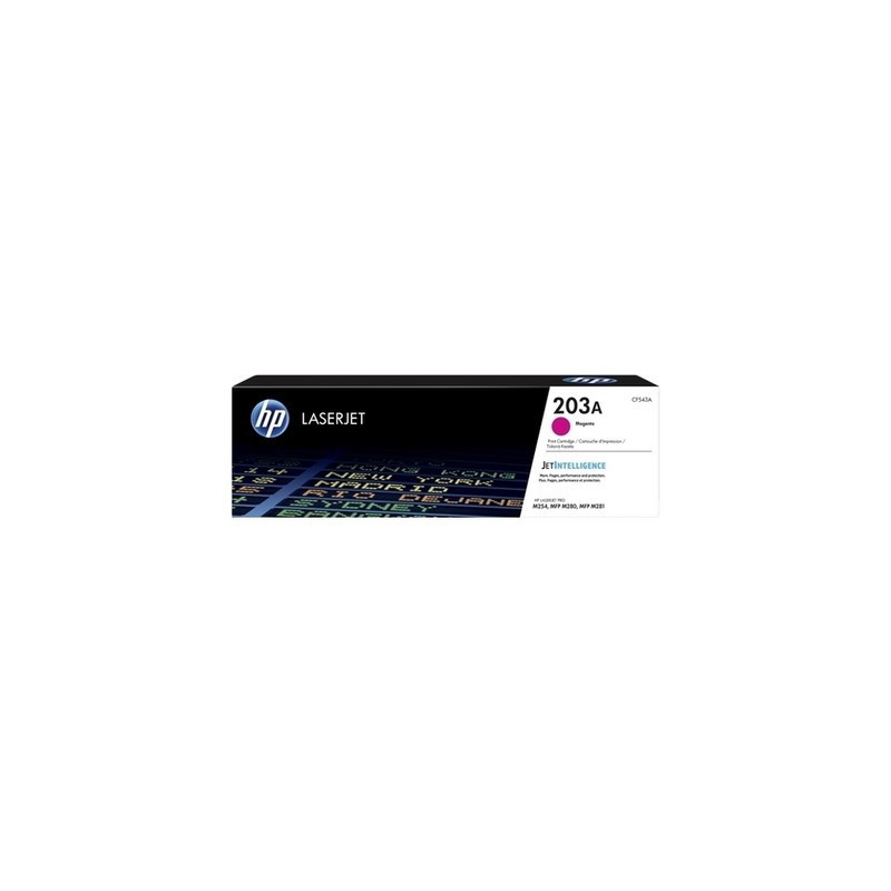 Cartouche Origine HP 203A Magenta pour imprimantes HP Color LaserJet