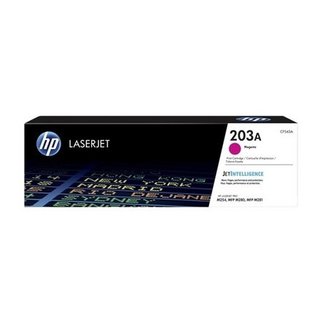 Cartouche Origine HP 203A Magenta pour imprimantes HP Color LaserJet