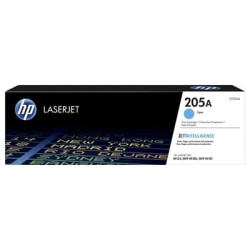 Cartouche Origine HP 205A Cyan pour imprimantes HP Color LaserJet