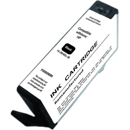 Cartouche Premium UPrint Noir pour CN684 HP, compatible imprimantes HP