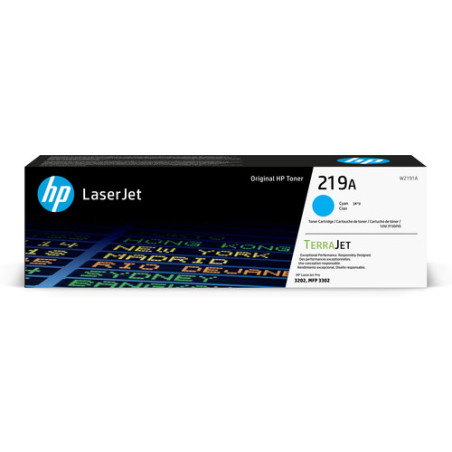 Cartouche HP 219A Origine Cyan pour imprimantes LaserJet Pro