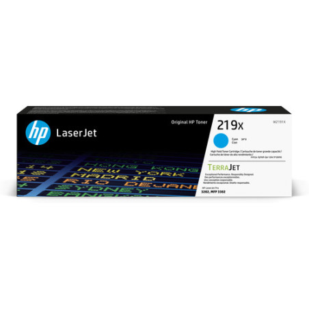 Toner HP W2191X Cyan - 219X original - 2500 pages