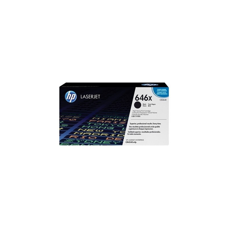 Cartouche d'origine CE264X pour imprimantes HP Color LaserJet