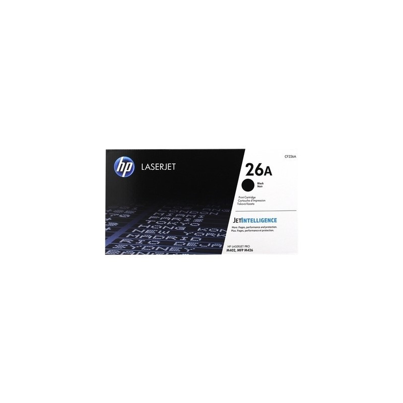 Cartouche/toner Origine Noir HP 26A pour LaserJet Pro M400 Series