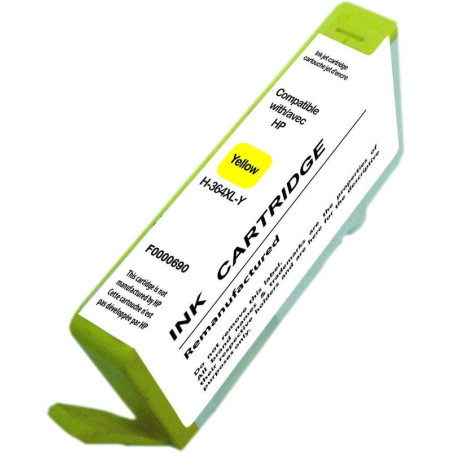 Cartouche jaune UPrint Premium pour imprimantes HP CN687