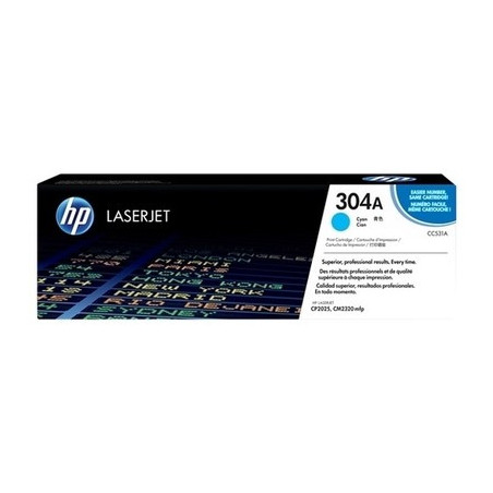 Cartouche Cyan HP 304A Origine - Conforme et certifiée