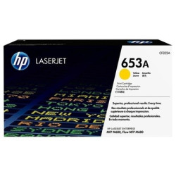 Toner Laser Origine HP 653A Jaune - Conforme et fiable