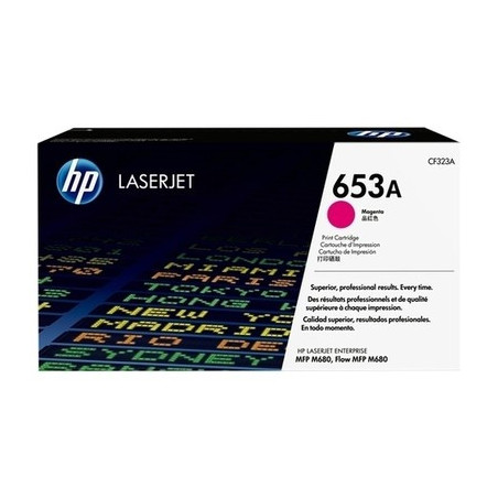 Toner Laser Origine HP 653A Magenta (CF323A) - Conforme et fiable