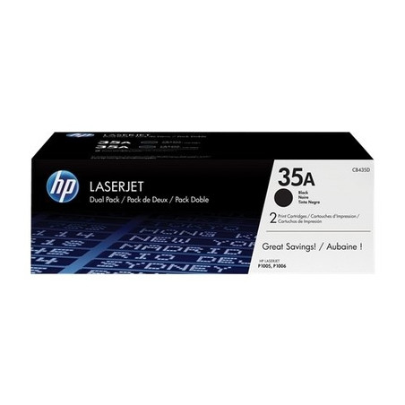 Toner Laser Origine HP CB435AD Noir - Référence exacte
