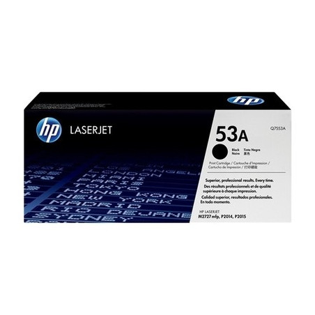 Toner Laser Origine HP 53A Noir - Q7553A - HP