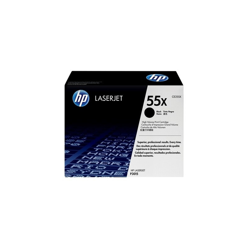 Toner laser HP 55X Noir · 12 500 pages