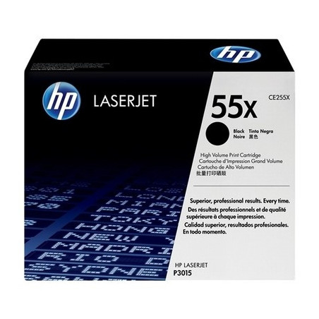 Toner laser HP 55X Noir · 12 500 pages