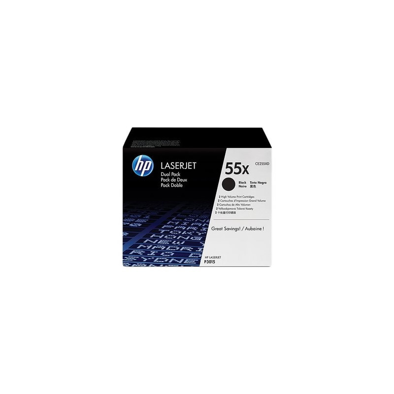 Toner laser HP 55X Noir · réf. HP-T55XP