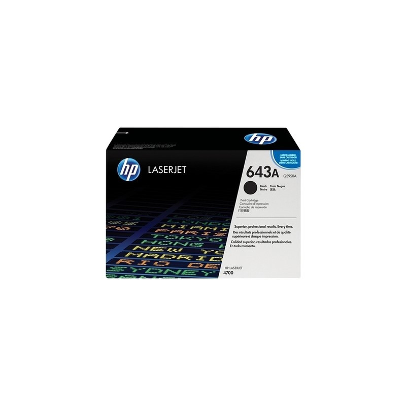 Toner Origine HP Q5950A 643A Noir - OEM 643A