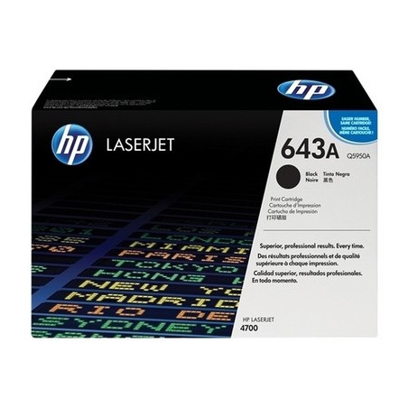 Toner Origine HP Q5950A 643A Noir - OEM 643A