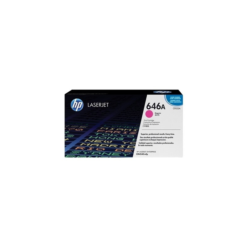 Toner Original HP 646A Magenta - Conforme et calibré