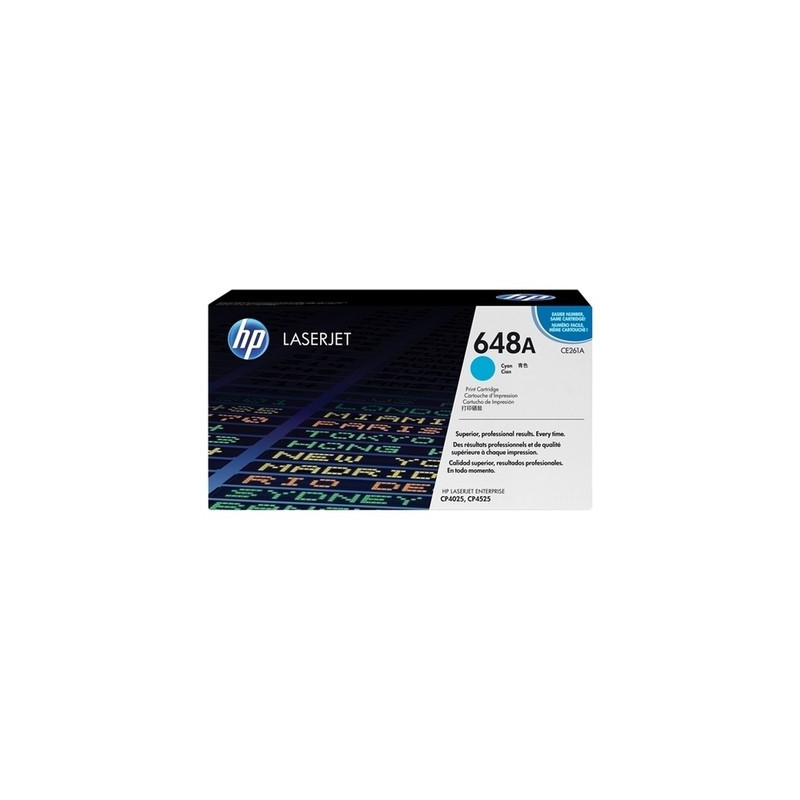 Cartouche d'origine cyan 648A pour imprimantes HP CP 4500 & CM 4500