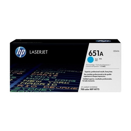 Toner Original HP 651A Cyan - Conforme et fiable pour vos