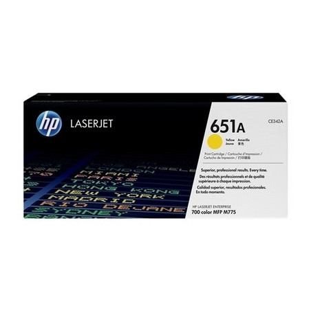 Toner Laser Original HP 651A Jaune - Conforme HP