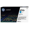 Cartouche d'origine H-654A cyan pour HP Color LaserJet Enterprise