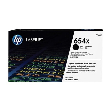Cartouche laser noire Origine H-654X pour HP Color LaserJet