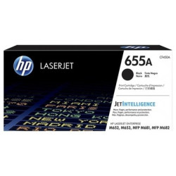 Cartouche noire Origine HP 655A pour imprimantes Color LaserJet