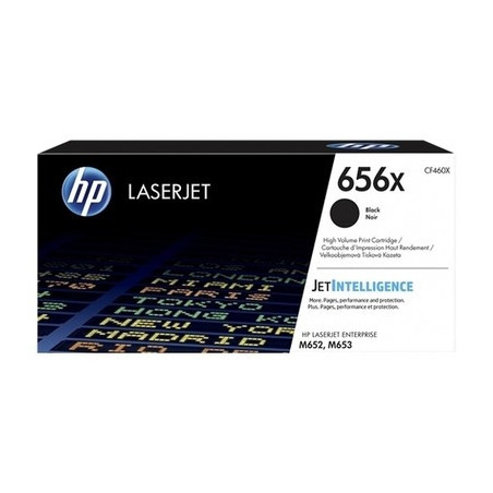 Cartouche d'origine HP 656X Noir pour imprimantes HP M681 et M652