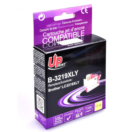 Cartouche Jaune Premium UPrint pour Brother LC3219XLY - Compatible