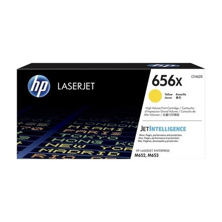 Cartouche jaune Origine 656X pour HP Color LaserJet M681 et M652