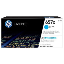 Cartouche Origine HP 657X Cyan pour imprimantes HP Enterprise MFP