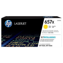 Cartouche jaune d'origine 657X pour imprimantes HP M681/M682