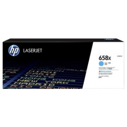 Toner Origine HP 658A Cyan - Conforme, rendement 6000 pages