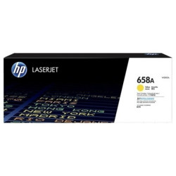 Cartouche jaune d'origine HP 658A pour imprimantes HP Color LaserJet