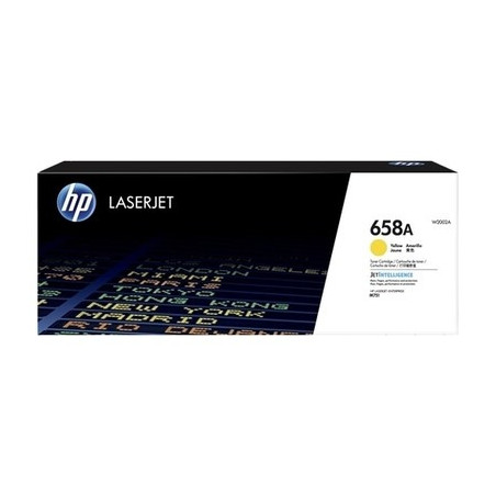 Cartouche jaune d'origine HP 658A pour imprimantes HP Color LaserJet