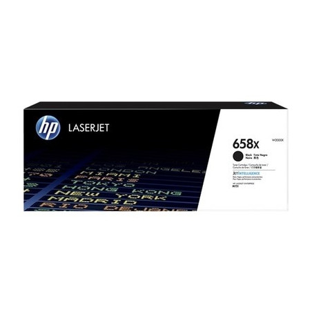 Toner Origine HP 658X Noir - Conforme OEM, 33 000 pages