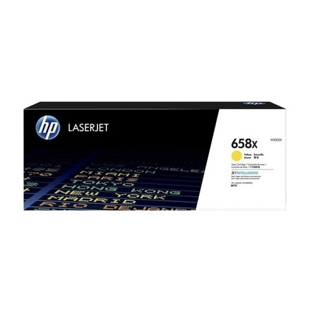 Toner Laser Origine HP 658X Jaune - Référence exacte 658X