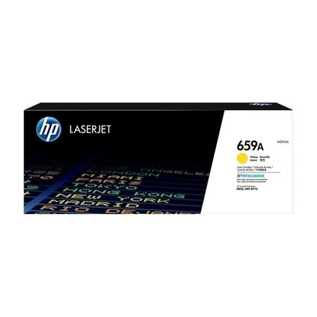 Toner HP 659A Jaune - Origine - Référence constructeur exacte