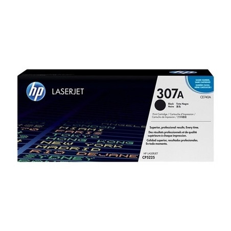 Cartouche d'origine HP 307A noir pour imprimantes HP CP 5200/5225